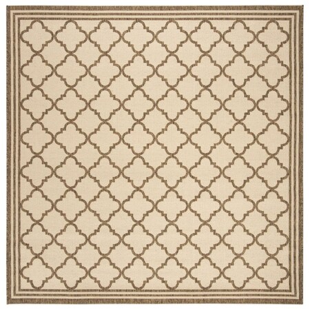 Safavieh Linden 100 6 ft. x 7 in. Square Area Rug Cream & Beige LND121C-6SQ